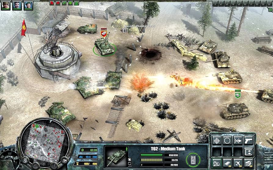 Das Panzerspiel bietet Taktik ohne lästige Rohstoffe Suche, der Fokus liegt voll auf dem Kampfgeschehen und strategisch klugen Entscheidungen